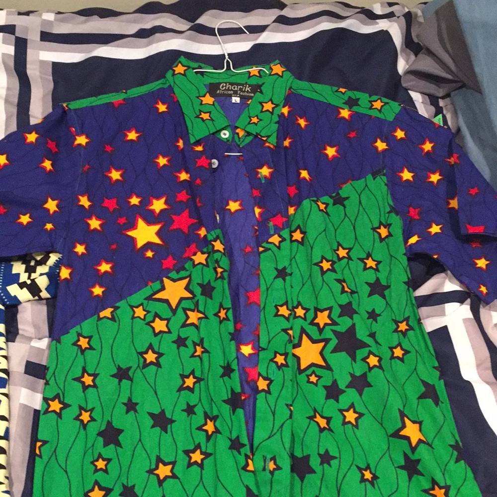 African button down shirts - Picture 2 of 3